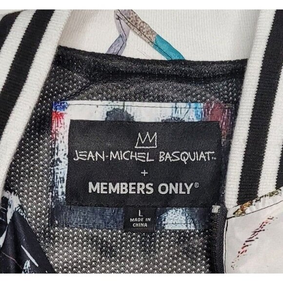 Members Only Jean Michel Basquiat Full Zip Jacket - Picture 6 of 7